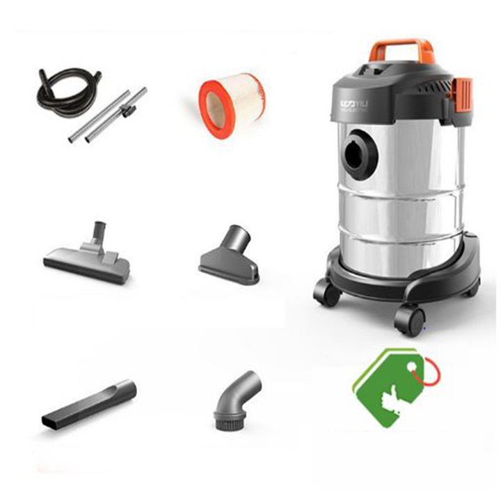 Máy hút bụi công nghiệp Yili 15L hít bụi cầm tay 15 lít thùng inox