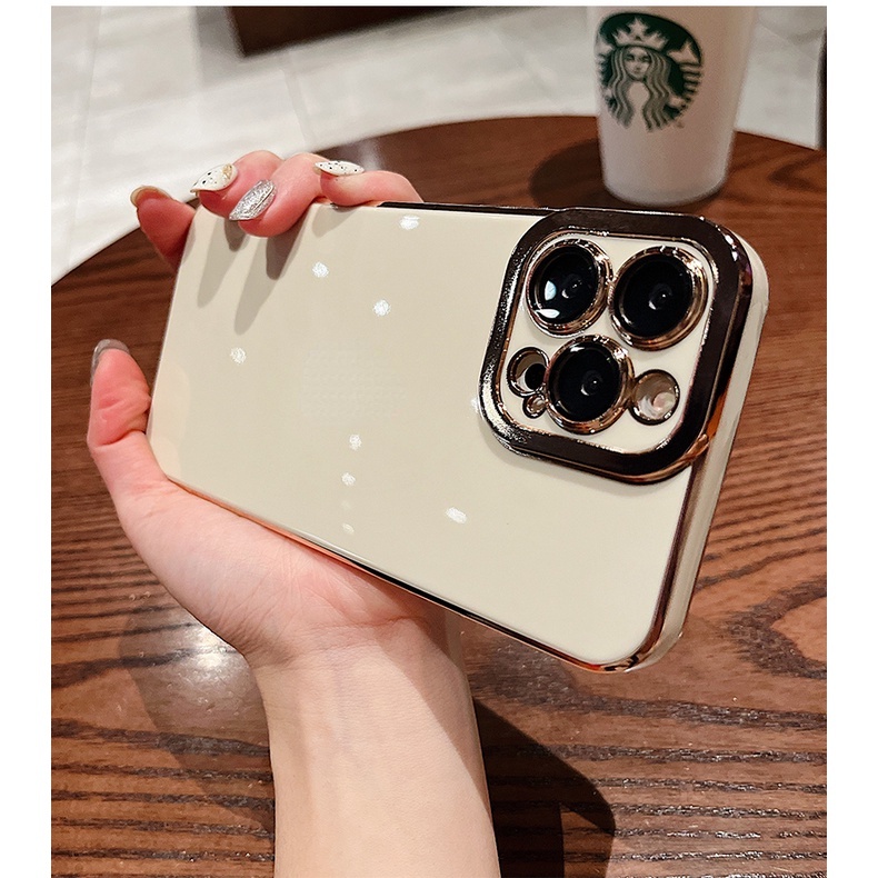 Ốp điện thoại silicon mềm dẻo mạ chống sốc nhiều màu tùy chọn dành cho iPhone 13 12 11 Pro MAX 7+ 8Plus XR XS MAX
