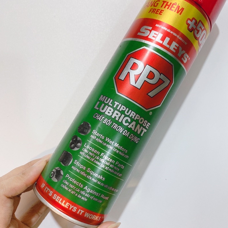 Dầu chống gỉ sét & bôi trơn đa dụng RP7 Selleys hàng Thái lan