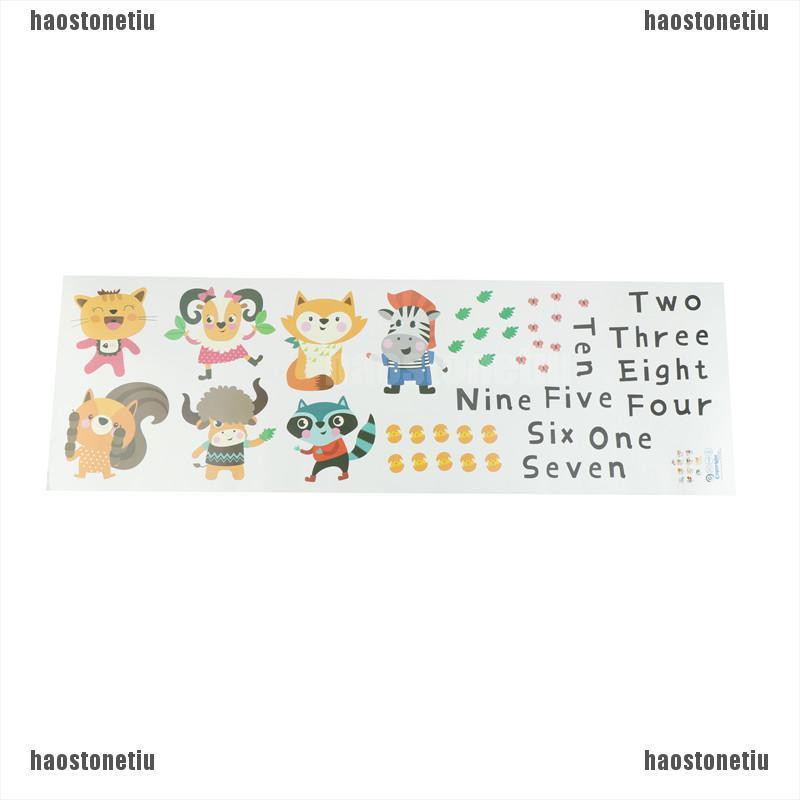 1 Set sticker Dán Tường Trang Trí Phòng Bé Hình Chữ Cái &amp; Con Số