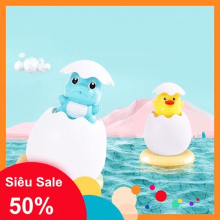 ĐỒ CHƠI TRONG NHÀ TẮM HÌNH KHỦNG LONG - CHIM CÁNH CỤT - CON VỊT QUẢ TRỨNG_babydragon