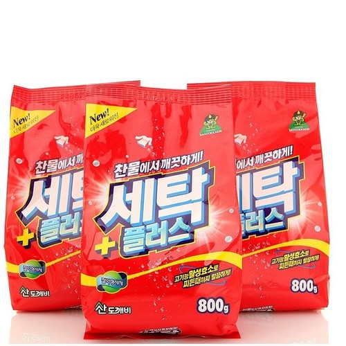 Bột giặt siêu sạch SANDOKKAEBI túi 800g nhập khẩu Hàn Quốc