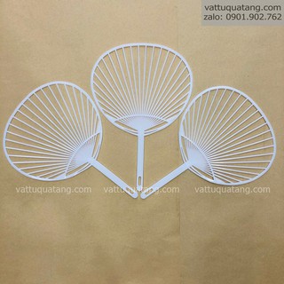 Phôi quạt nhựa nan 17.5x16cm