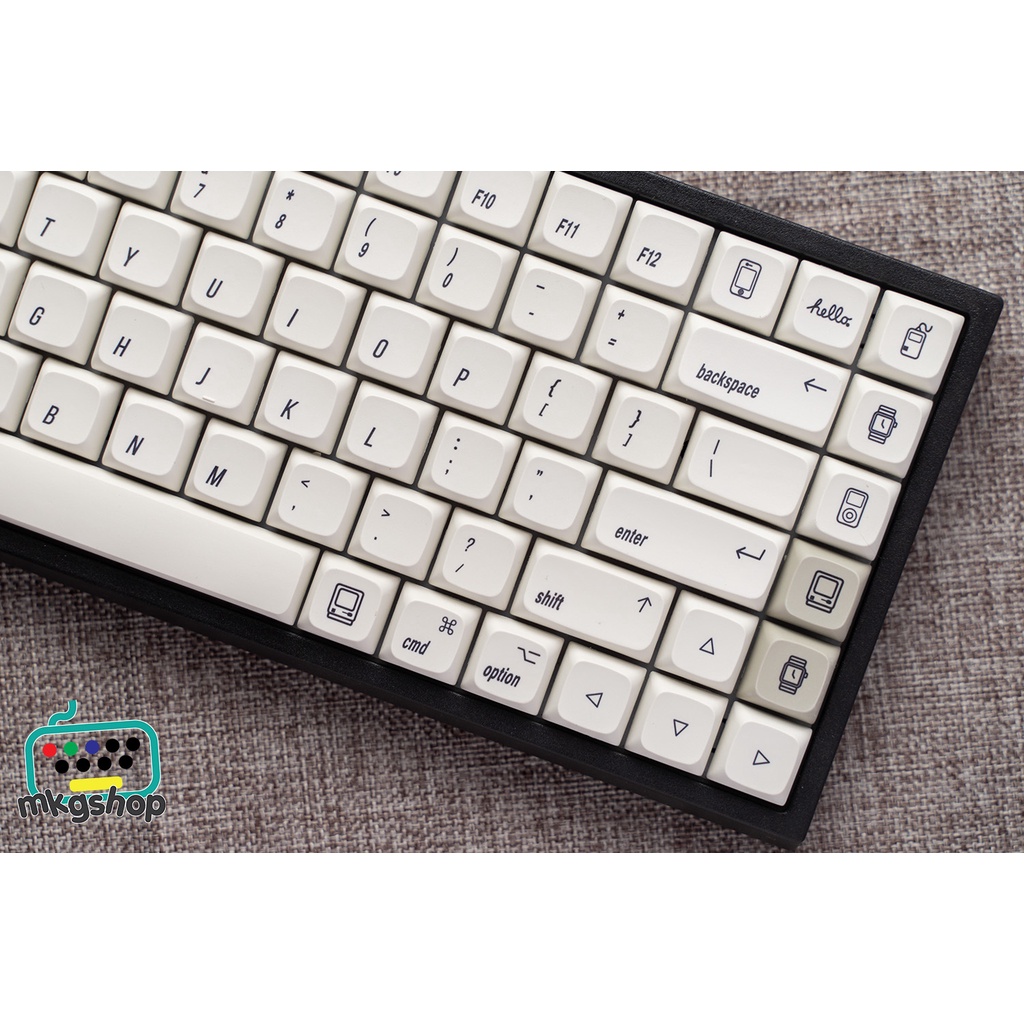 Keycap macos nhựa PBT in nhiệt, XDA profile, 166 nút bàn phím cơ