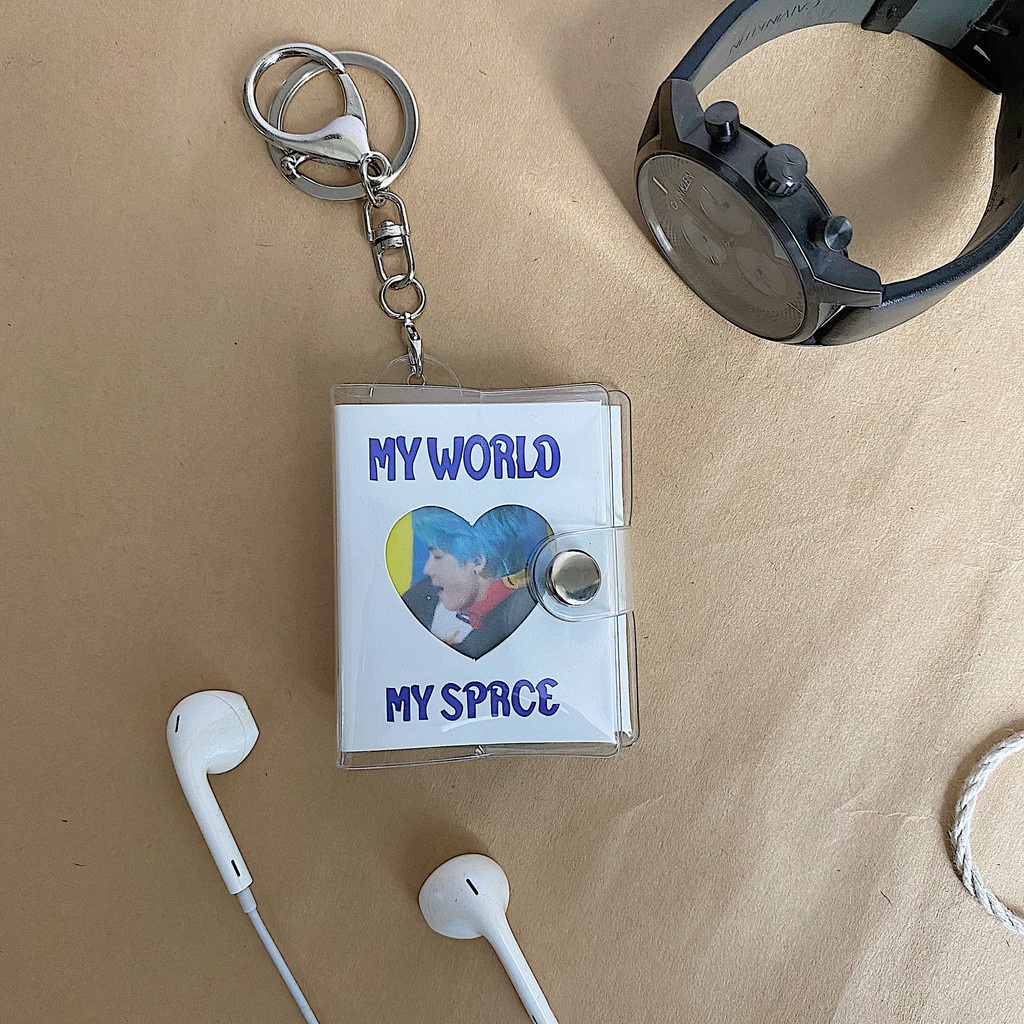 Phôi móc khóa album mini, móc khóa sổ