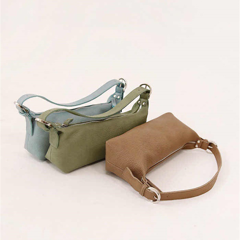 Túi Đeo Vai Có Khóa Kéo Phong Cách Hàn Quốc Cho Nữ