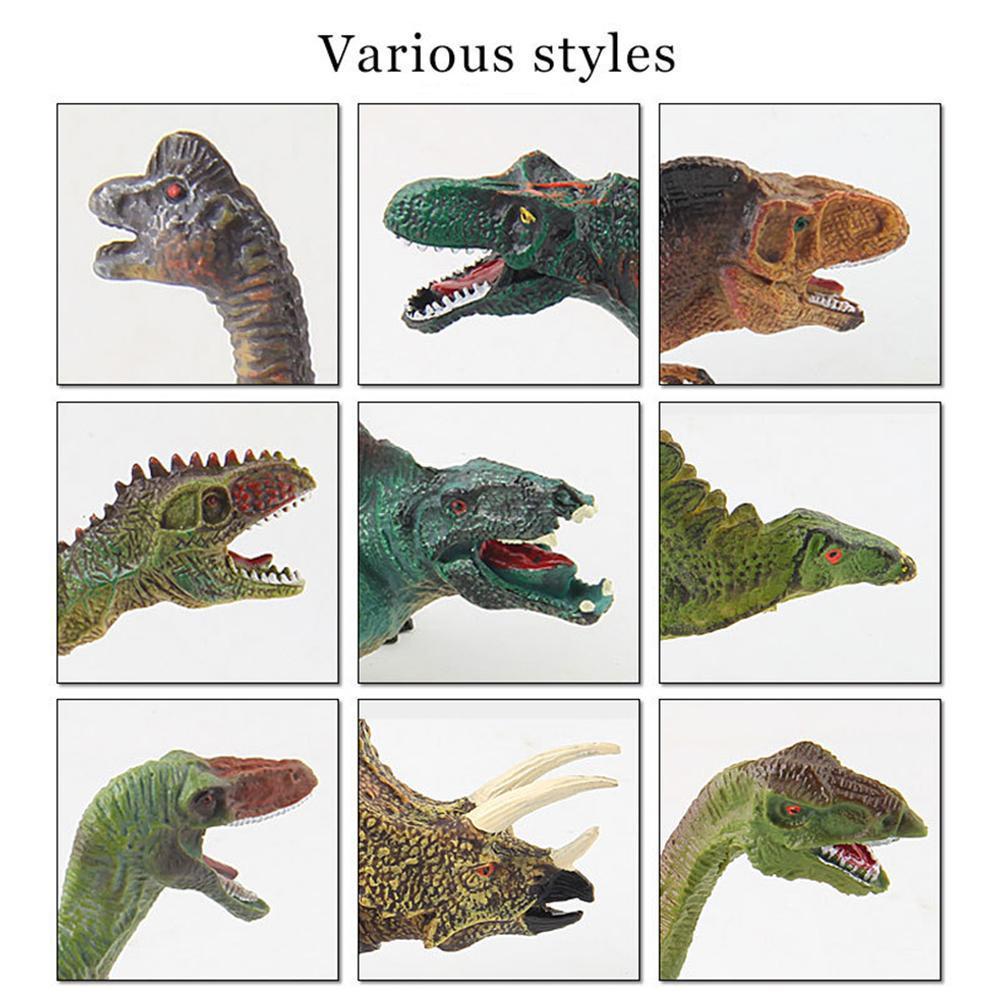 Mô hình khủng long Tyrannosau Q1W7 J6M2 bằng cao su mềm trang trí nhiều kiểu tùy chọn