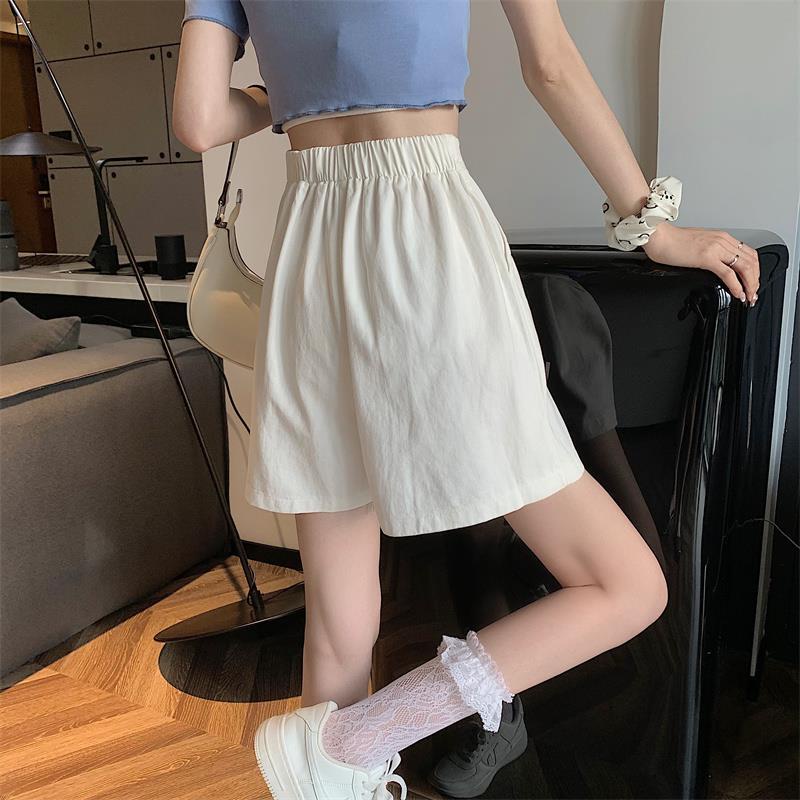 Quần Short Lưng Cao Ống Rộng Thời Trang Mùa Hè Cho Nữ