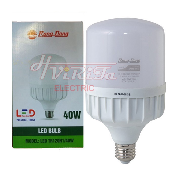 Bóng đèn led Rạng Đông 20w 30w 40W trụ