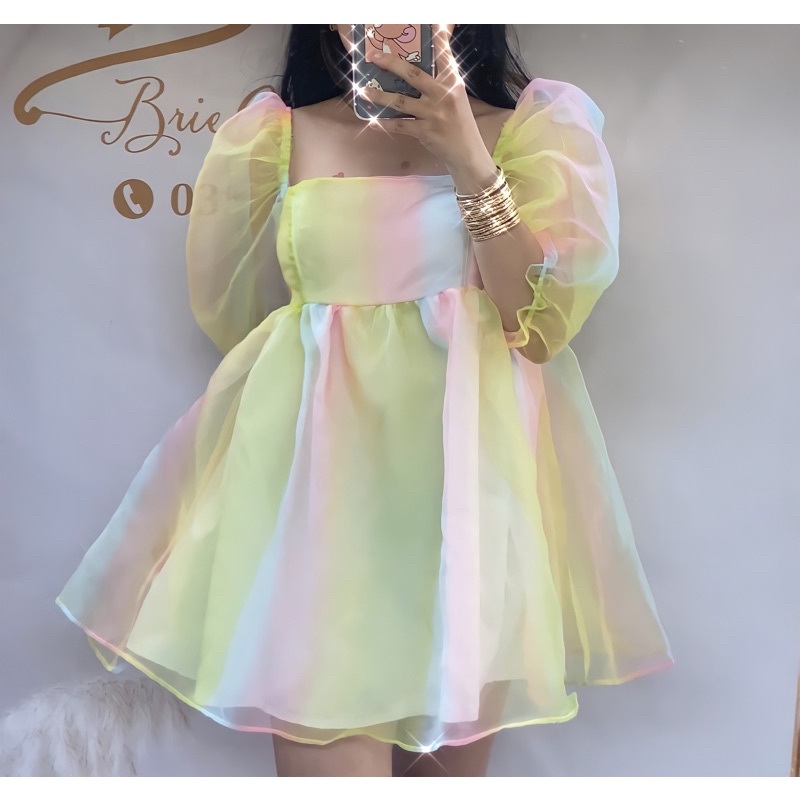 (Có ảnh thật)Đầm babydoll BRIE CLOTHING xoè kiểu dáng công chúa xinh xắn ulzzang - D225 | BigBuy360 - bigbuy360.vn