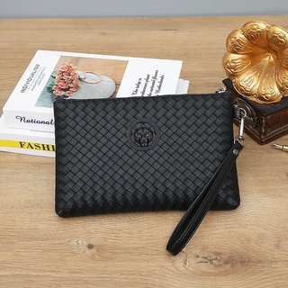 A.t.a Phong Cách Mới Nam Da Mềm Dệt Ly Hợp Dung Tích Lớn Kinh Doanh Túi Phong Bì Thường Ngày