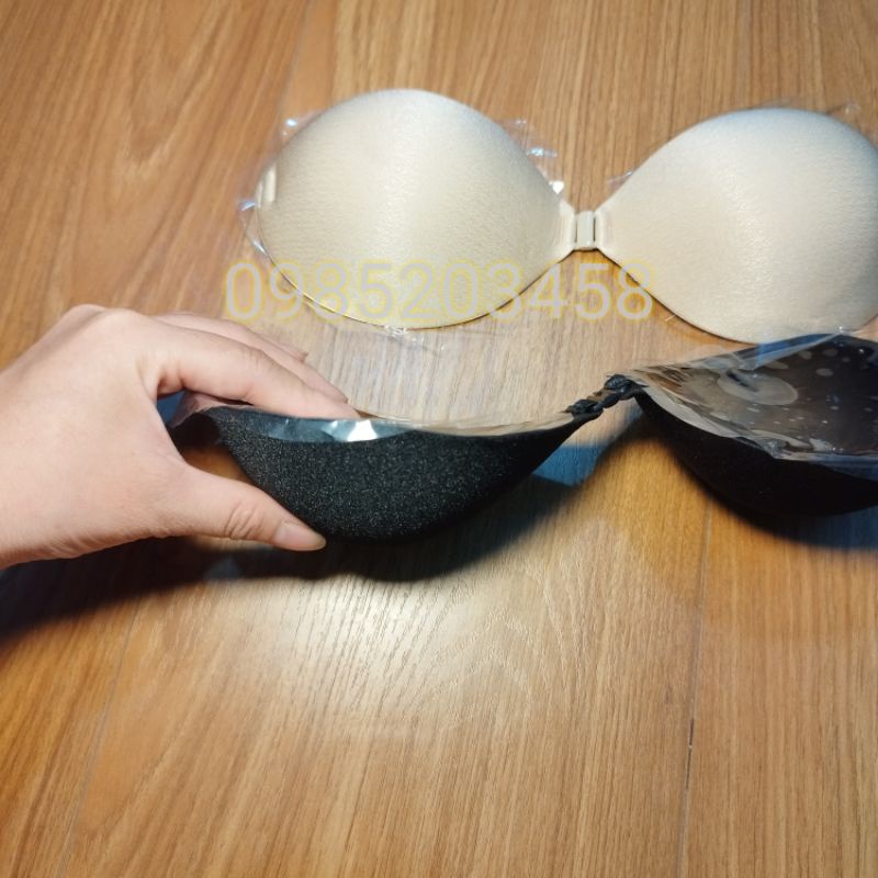 Áo lót dán cài trước mút siêu dày 6cm kèm dây lưng - miếng dán nâng ngực siêu dày 6cm