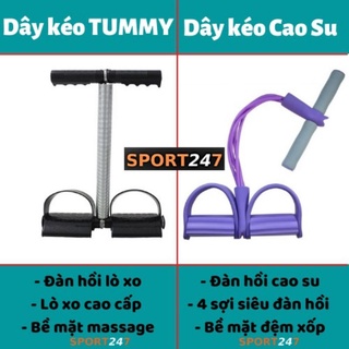 Dây kéo tập bụng GYM-YOGA đàn hồi.Dây tập thể dục.