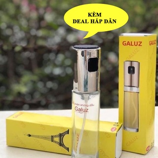 Bình xịt dầu ăn thuỷ tinh dung tích 100ml , chai lọ phun dầu lên thực phẩm dùng cho nồi chiên không dầu nhà bếp