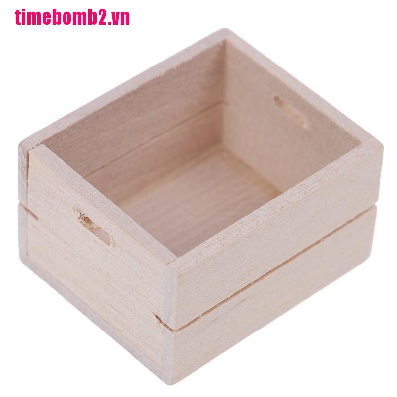 (Hàng Mới Về) Rổ Gỗ Đựng Rau Củ Quả Trang Trí Nhà Cửa