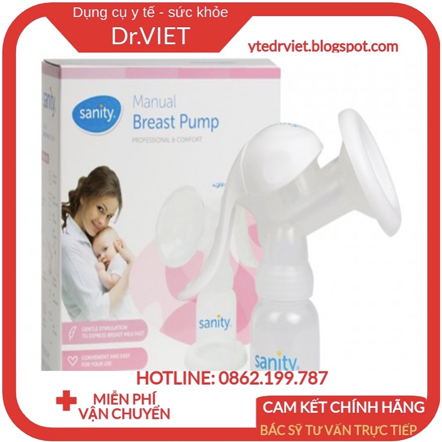 Pít-tông hút sữa bằng tay Sanity AP-154AM chính hãng cao cấp-Sản phẩm chất lượng và hiệu quả được kiểm nghiệm lâm sàng