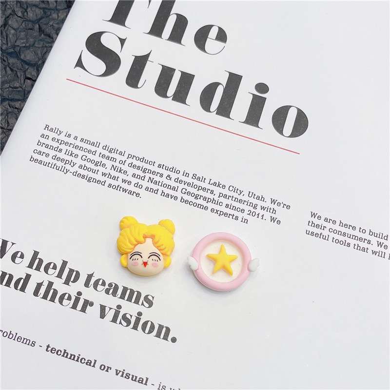 DISNEY Bông Tai Hình Công Chúa Bạch Tuyết Phong Cách Hàn Quốc Cho Nữ