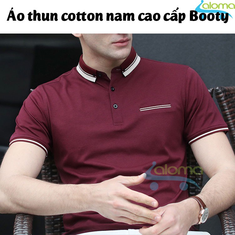 Áo thun (phông) cotton có cổ nam cao cấp model 2017 Botty BTCC-N (nâu) (Size M, L, XL)