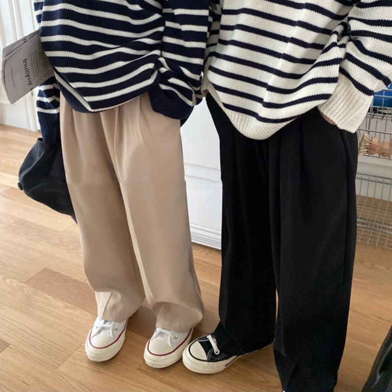 QT9 Size90-130 (9-25kg) Quần âu ống đứng-unisex Thời trang trẻ Em hàng quảng châu