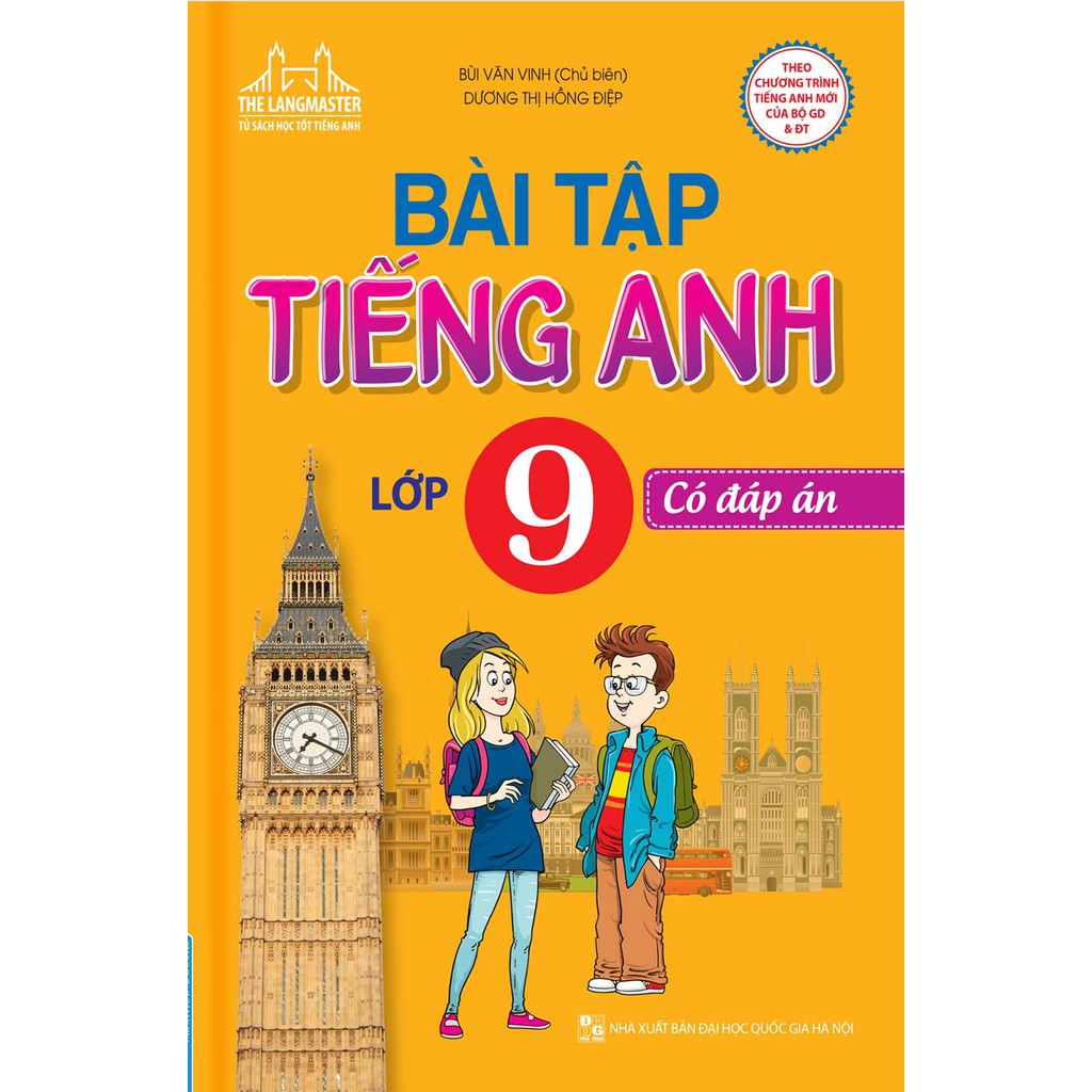 Sách - The Langmaster - Bài Tập Tiếng Anh Lớp 9 - Chương Trình Mới