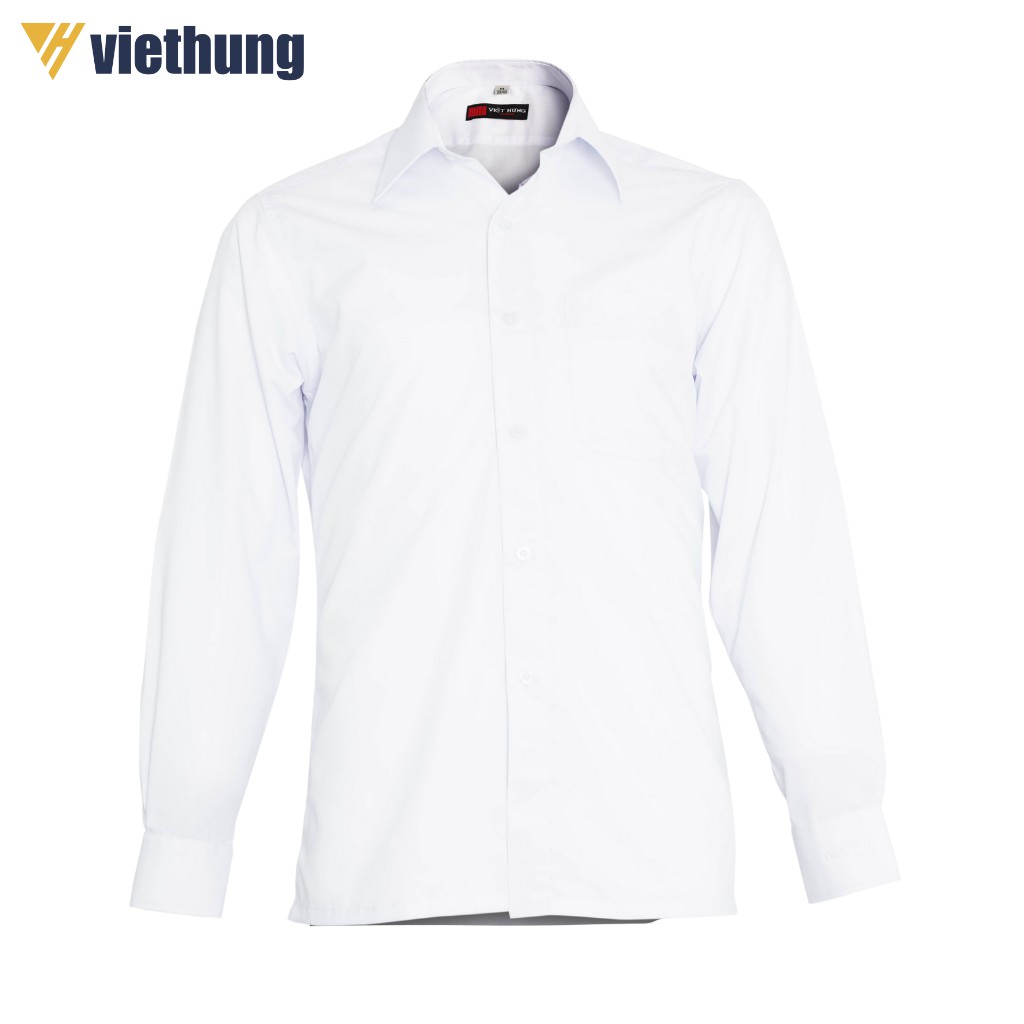 Áo Sơ Mi Nam Trơn Tay Ngắn Tay Dài Form Rộng Big Size Vải Lon Mỹ Thấm Hút Mồ Hôi Sơ Mi Dáng Suông Việt Hưng | BigBuy360 - bigbuy360.vn