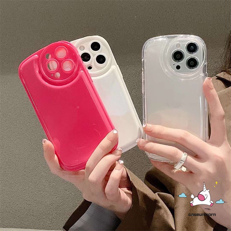 Mới Ốp Điện Thoại Mềm Chống Sốc Màu Trơn Cho iphone 11 15 14 13 12 pro max xr x xs max 7 8 6 6s 14 plus