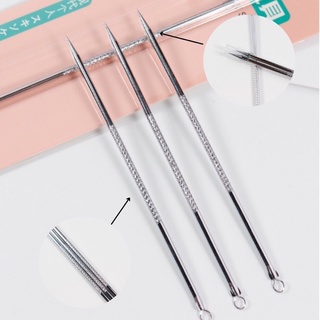 Que nặn mụn 2 đầu chuyên nặn mụn trứng cá, đầu đen