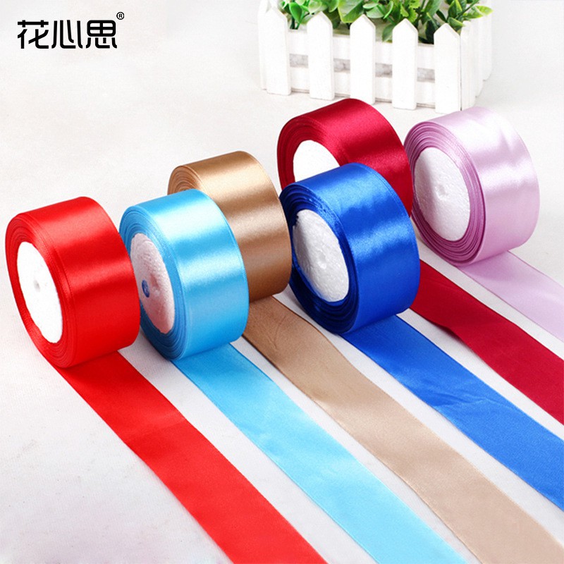 Cuộn Dây Ruy Băng Thắt Nơ Ruy Băng Bằng Polyester Dùng Trang Trí Bó Hoa