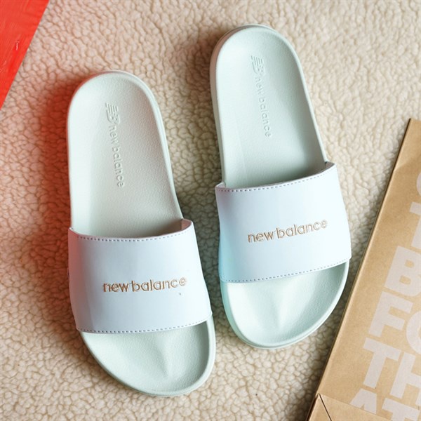 Dép quai ngang unisex  nữ Newbalance, mang êm chân, đế bền, chống trơn trượt, tính kháng nước cao