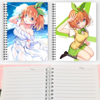 sổ tay Nakano Yotsuba 200 trang/ sổ viết hình Nakano yotsuba