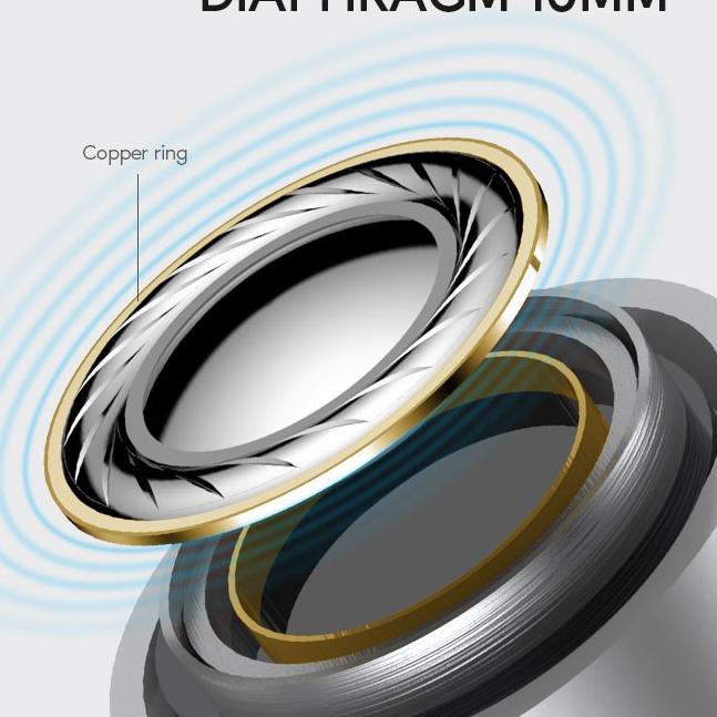 Tai Nghe Nhét Tai Vivan Có Dây Bằng Kim Loại Cho Android / Iphone Q11S | BigBuy360 - bigbuy360.vn