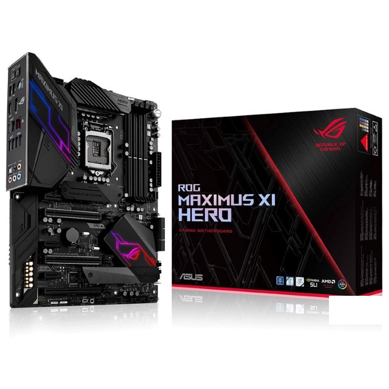 [Mã ELCLXU8 hoàn 5% xu đơn 500k]Mainboard Asus Z390 ROG MAXIMUS XI HERO (WI-FI) HÀNG XÁCH TAY MỚI 100% BH 12 THÁNG.