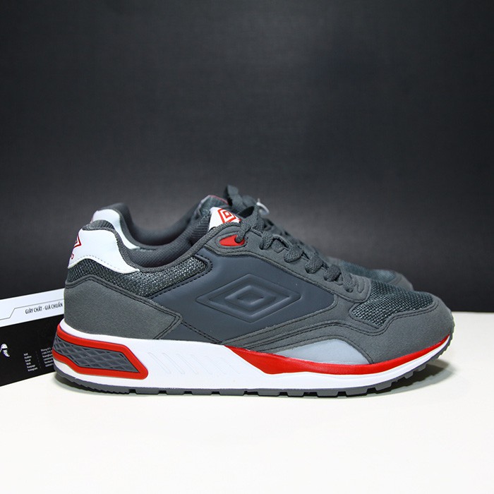 Giày Umbro thấp cổ da xám UBTDX01