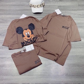 Áo Thun Form Rộng Tay Lỡ Mickey