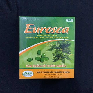 Viên uống giảm ho đau họng sổ mũi cảm lạnh Eurosca 100 viên