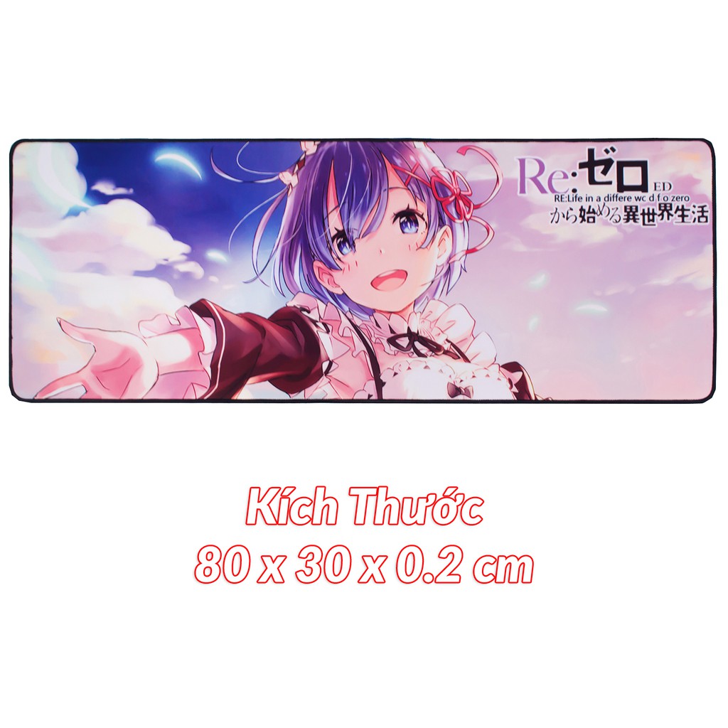 Lót chuột anime 80x30cm - Re:Zero [AAM] [PGN43]