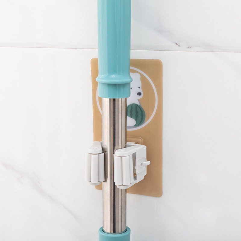 Móc dán tường treo cây lau nhà tiện lợi