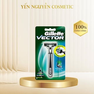 Bọt Cạo Râu + Dao Cạo Râu Gillette Vector Hai Lưỡi Kép Vector Men's Razor