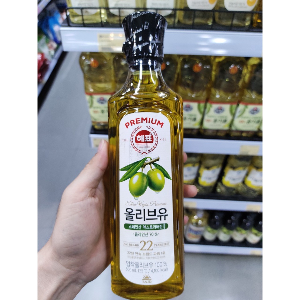 Dầu Oliu Hàn Quốc 500ml - 올리브유