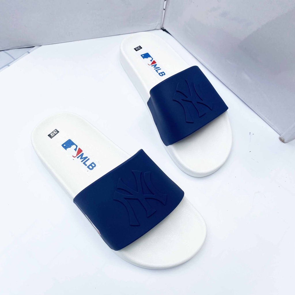 Dép nam quai ngang cao cấp in chữ NY cực chất HOT 2022