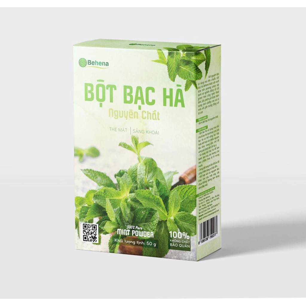 [MỘC VIỆT] Bột bạc hà Behena 50 g