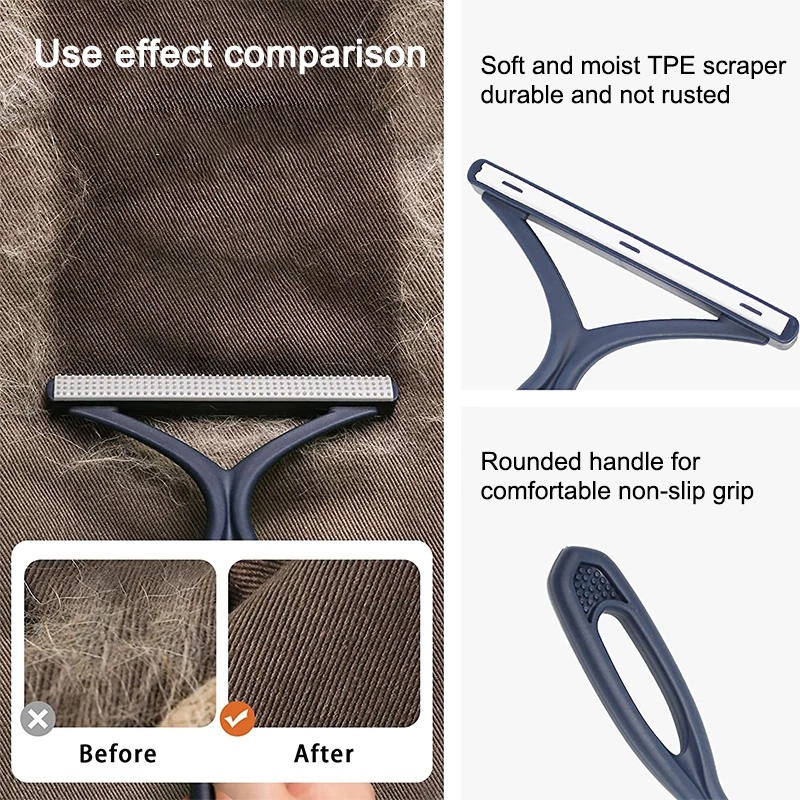Dụng Cụ Cạo Xơ Vải Bằng Silicone Hai Mặt Tiện Dụng