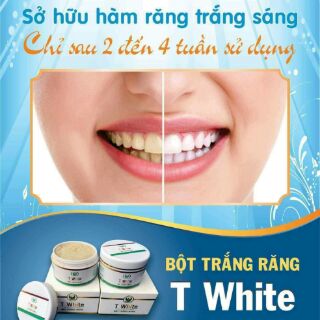 9 hộp Bột trắng răng T White