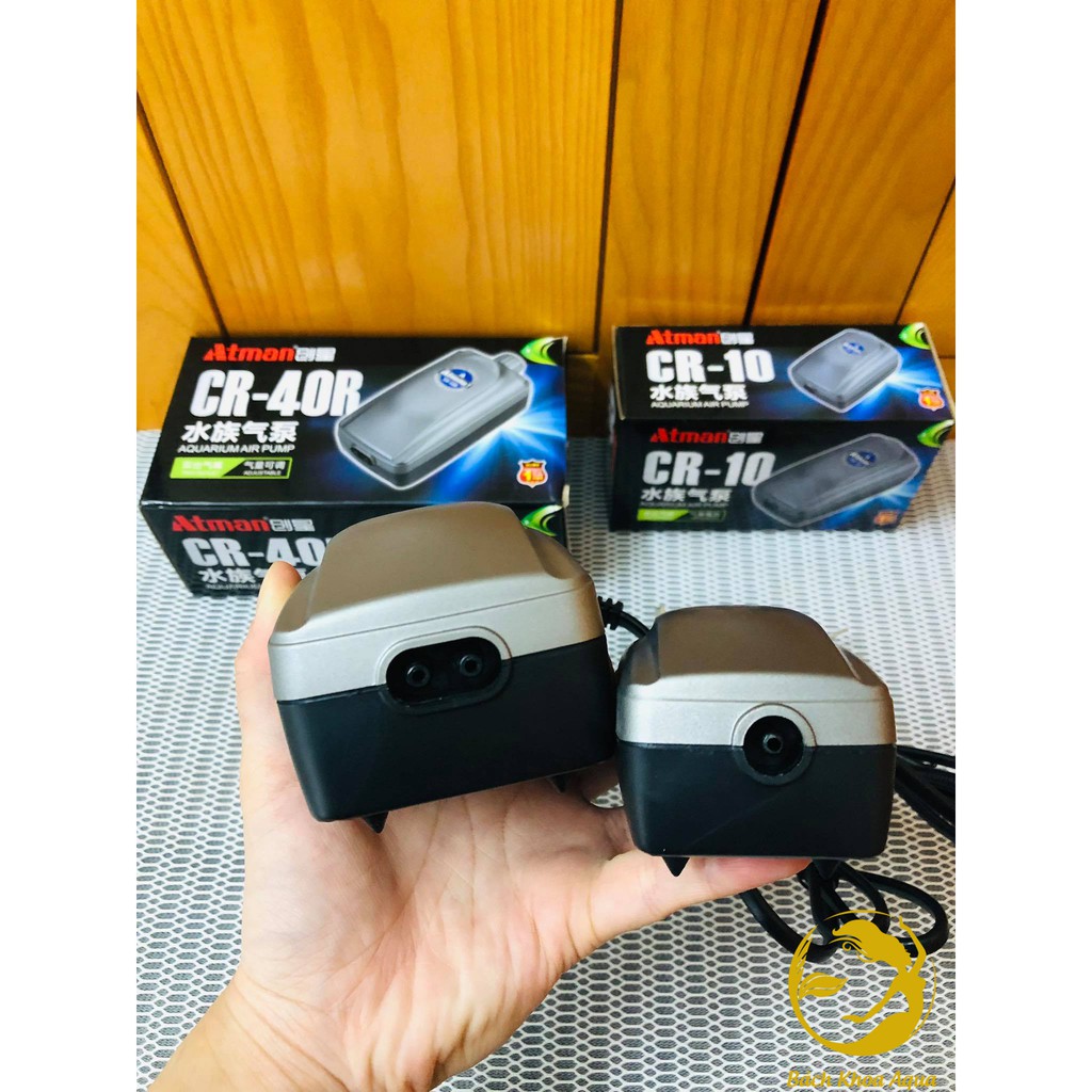 Máy sủi siêu êm ATMAN Cr-10 và Cr-40