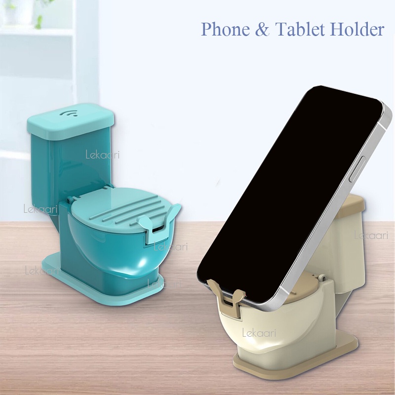 Giá Đỡ Điện Thoại / Máy Tính Bảng Hình Toilet Nhỏ Tùy Chỉnh Đa Năng Tiện Dụng