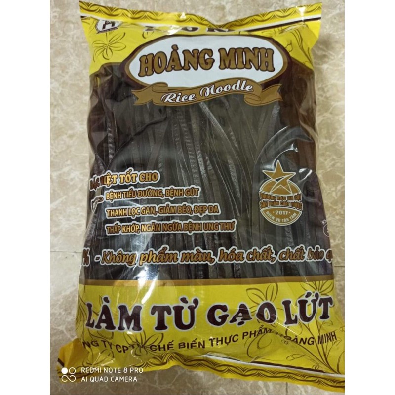 Mì bún phở gạo lứt đen đặc sản Hoàng Minh siêu rẻ (500g)