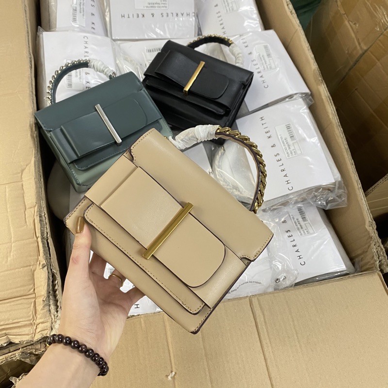 Túi nơ chữ Cê Ka xuấtttt loại đẹp size 19cm (k hộp) | BigBuy360 - bigbuy360.vn