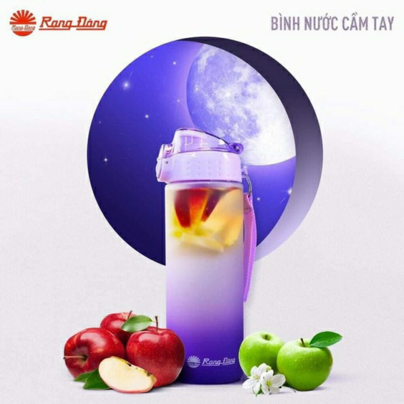 Bình Nước Cầm Tay ✅Rạng Đông✅ Bình Nhựa Đựng Nước Cao Cấp Chính Hãng Model RD-05P1 Dung Tích 500ml