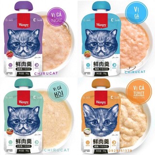Súp thưởng cho mèo dạng tuýp Wanpy 90g