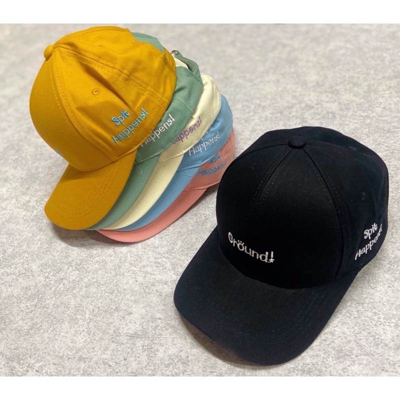 Nón kết Ground unisex phong cách Ulzzang thời trang Nam Nữ